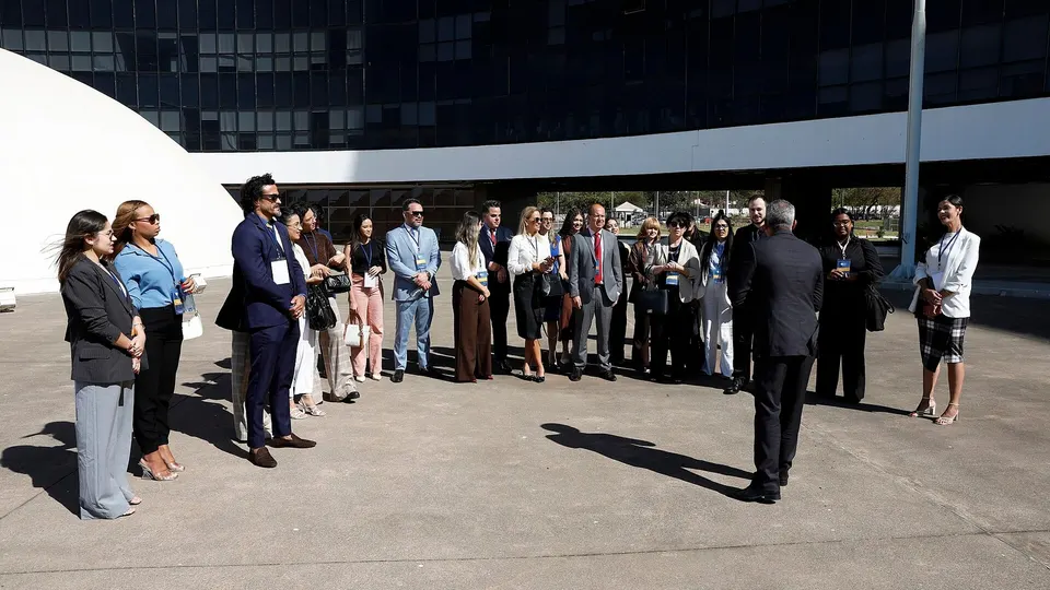 Fachada do edifício do Tribunal Superior Eleitoral, em Brasília